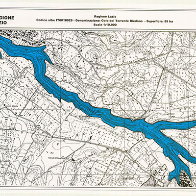 cartografia gole del biedano